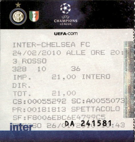 Biglietto inter chelsea - inter-chelsea, fc