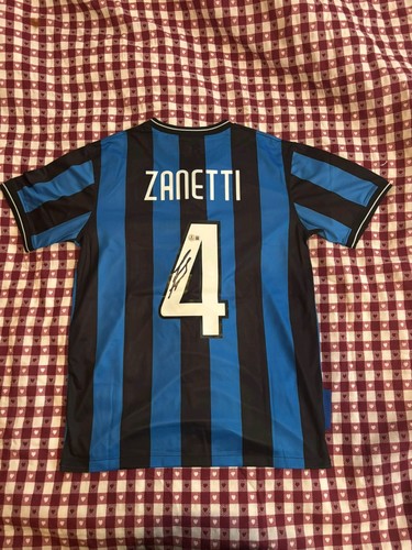 Maglia javier zanetti - zanetti, firmata