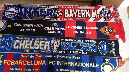 Lotto sciarpe inter champions - inter,