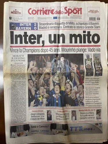 Corriere dello sport - dello, inter